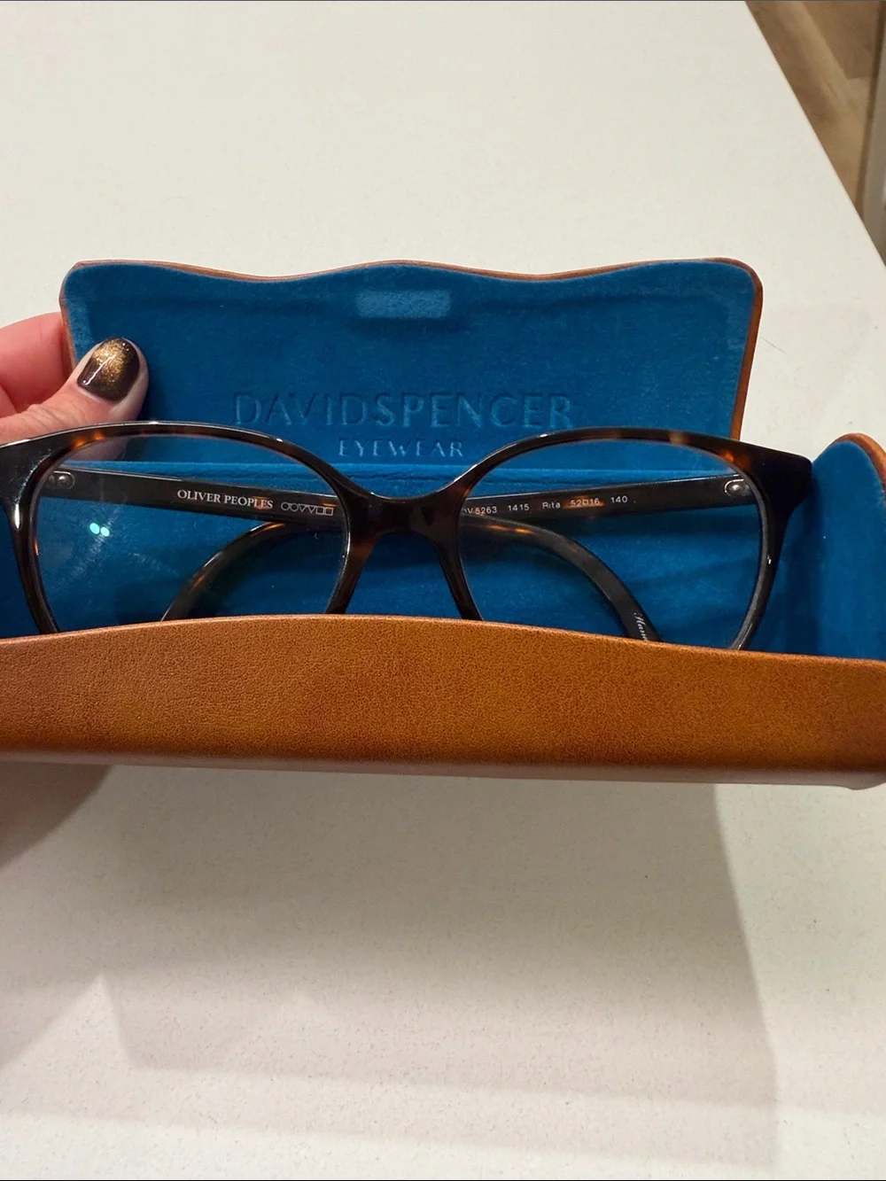 Oliver Peoples Rita OV5263 1415 Tortoise Glasses Frames 52-16-140 + Suede Case